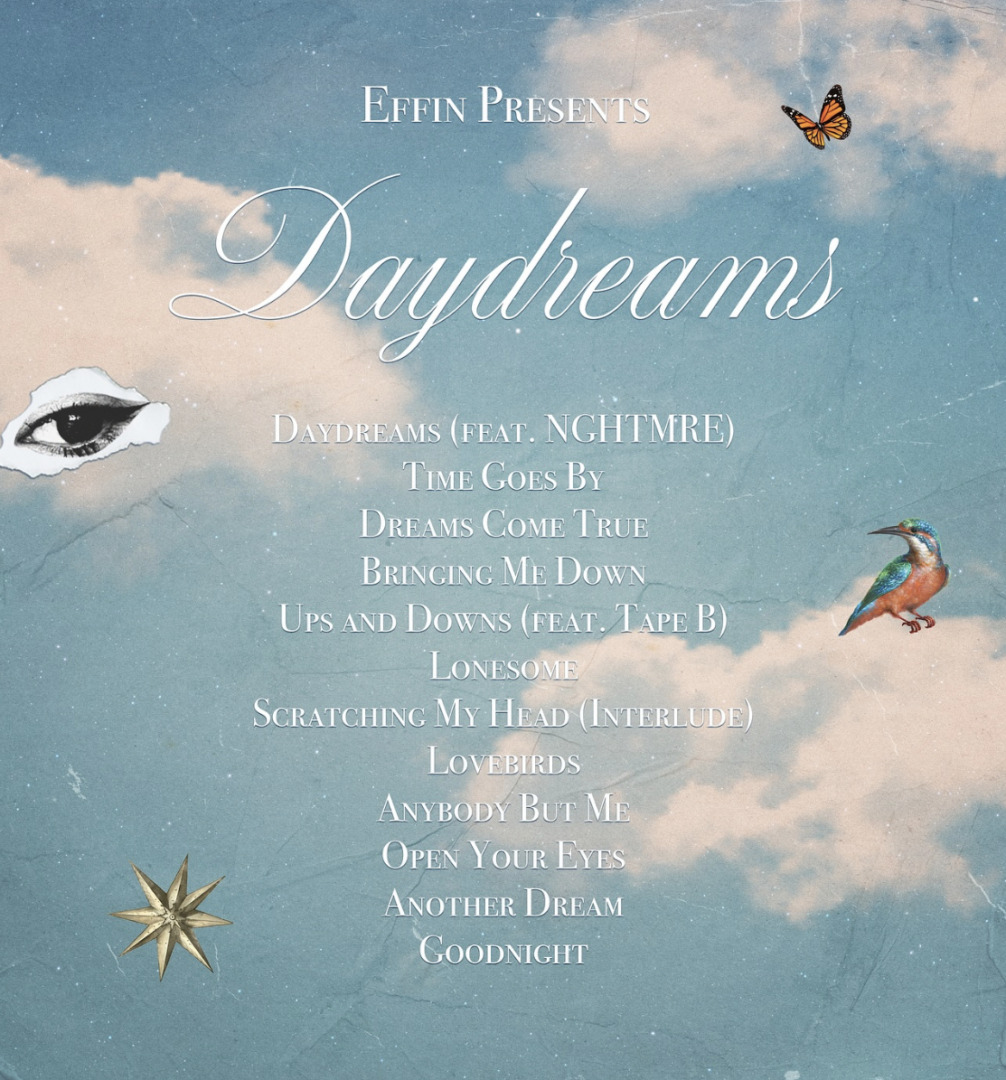 a clouded picture of the ablums tracklist